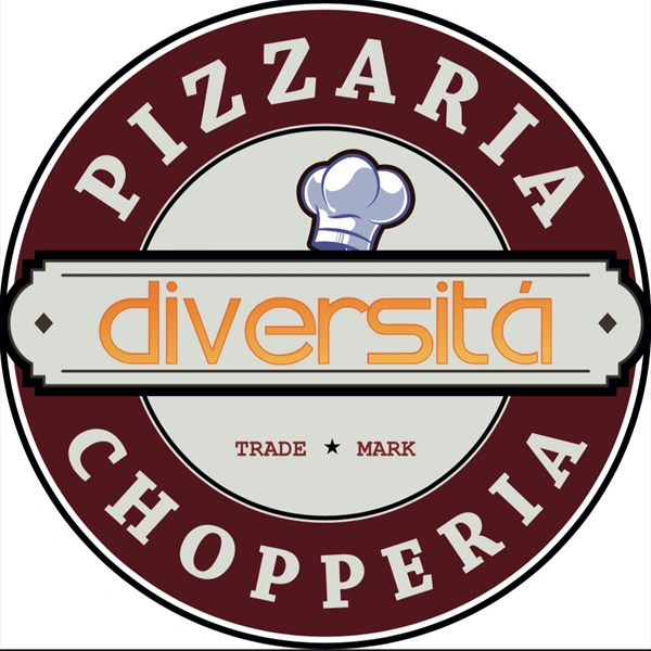 Logo restaurante Diversitá Pizzaria e Chopperia