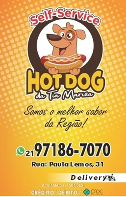 Logo restaurante Hot dog da tia Mariza