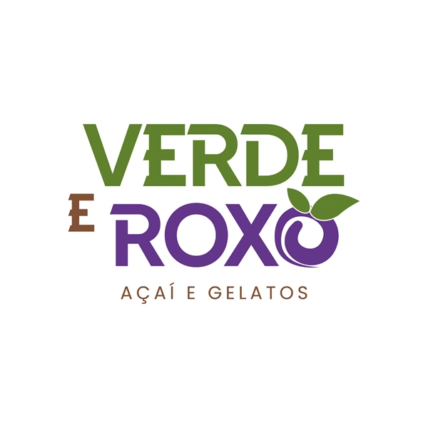 Logo restaurante Verde & Roxo - Açaí e Gelatos 