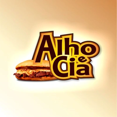 Logo restaurante Alho e Cia