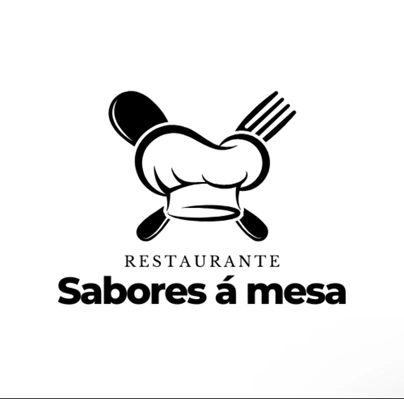 Logo restaurante sabores a mesa