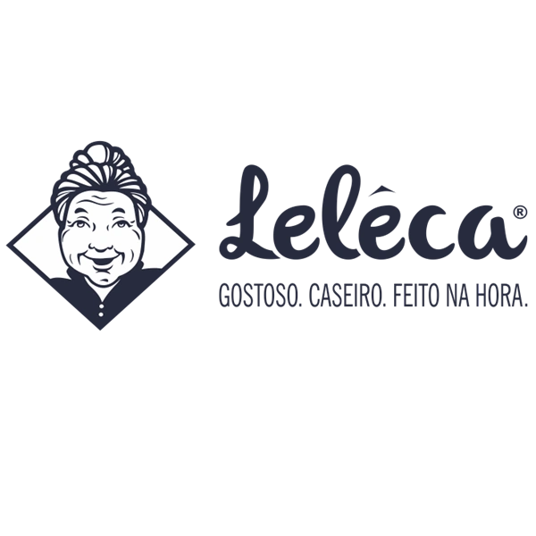 Logo restaurante LELÊCA - gostoso. caseiro. feito na hora.