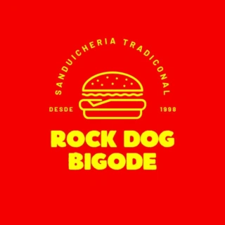 Logo restaurante Rock Dog Hamburgueria - Bigode
