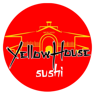 Logo restaurante yellow house sushi