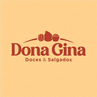 Logo restaurante Dona Gina doces e salgados