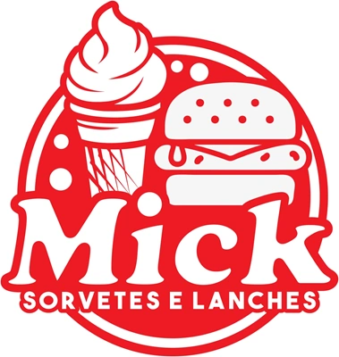 Logo restaurante Mick Sorvetes e Lanches