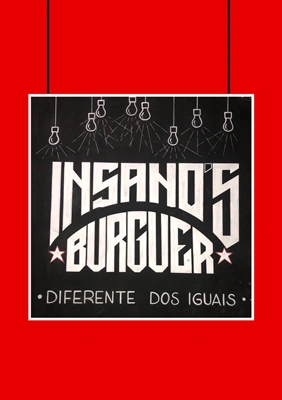 Logo restaurante insanosburguer