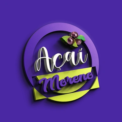 Logo restaurante Açaí Moreno