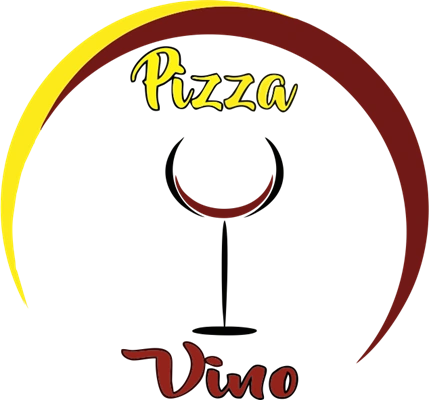 Logo restaurante pizza e vino 