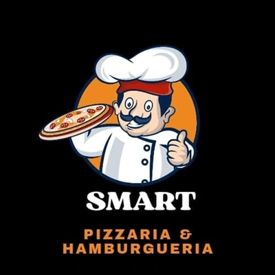 Logo restaurante Smart pizzaria e hambúrgueria