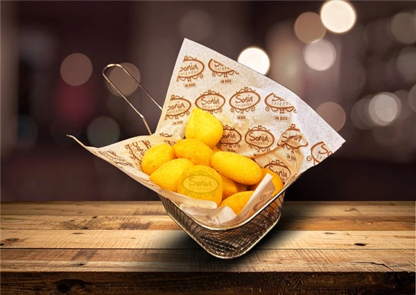 Mini salgados fritos