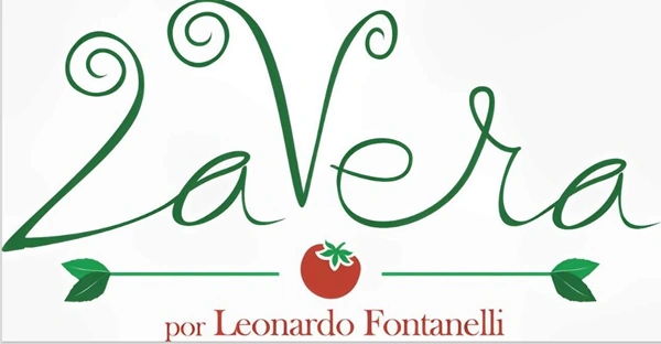 Logo restaurante La Vera por Leonardo Fontanelli