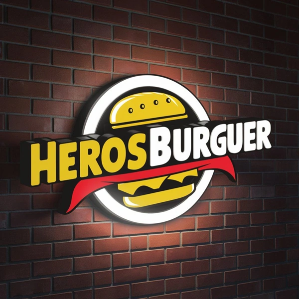 Logo restaurante HEROS BURGUER