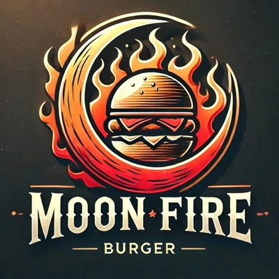 Logo restaurante MOON FIRE BURGUER