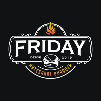 Logo restaurante Friday Hamburgueria